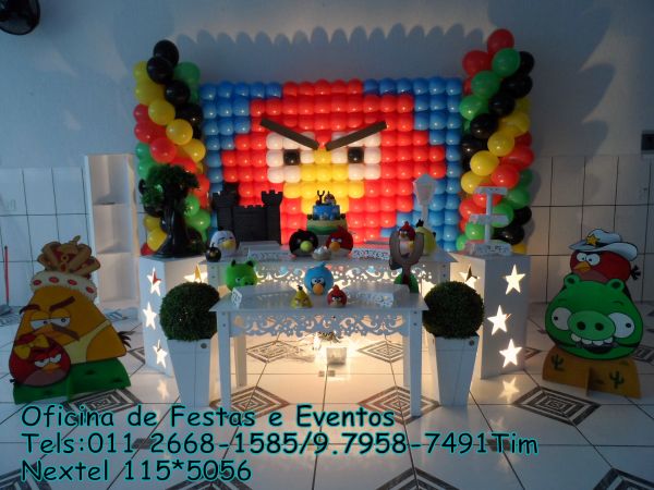 Decoração Angry Birds
